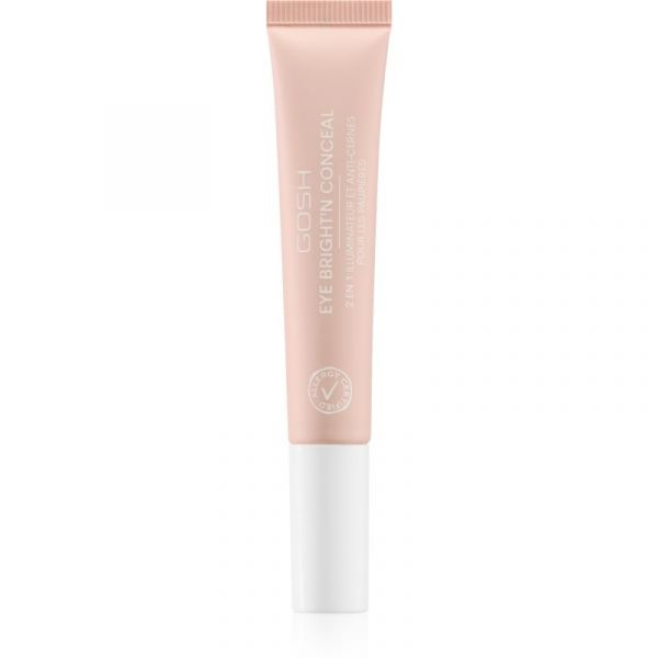 Gosh Bright'n Conceal Corretor Iluminador Contra Olheiras Tom 002 Soft Pink 12 ml