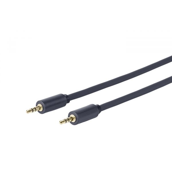 VivoLink PROMJ7 Cabo de Áudio 3.5mm Macho a 3.5mm Macho Dourado Dupla Blindagem 7m