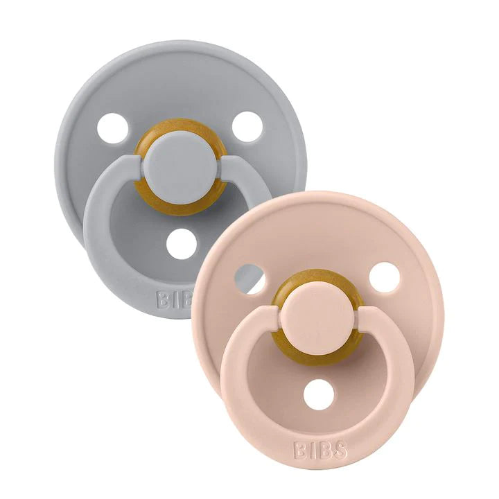 BIBS Chupetas 6-18 Meses Cloud/Blush x2 – Borracha Natural
