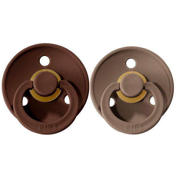 Bibs Conjunto de 2 Chupetas 6-18m - Mocha/dark Oak - PR-45290