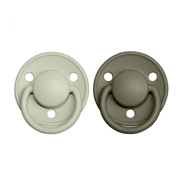 Bibs - 2 Chupetas de Lux Sage/Hunter Green 6-18M