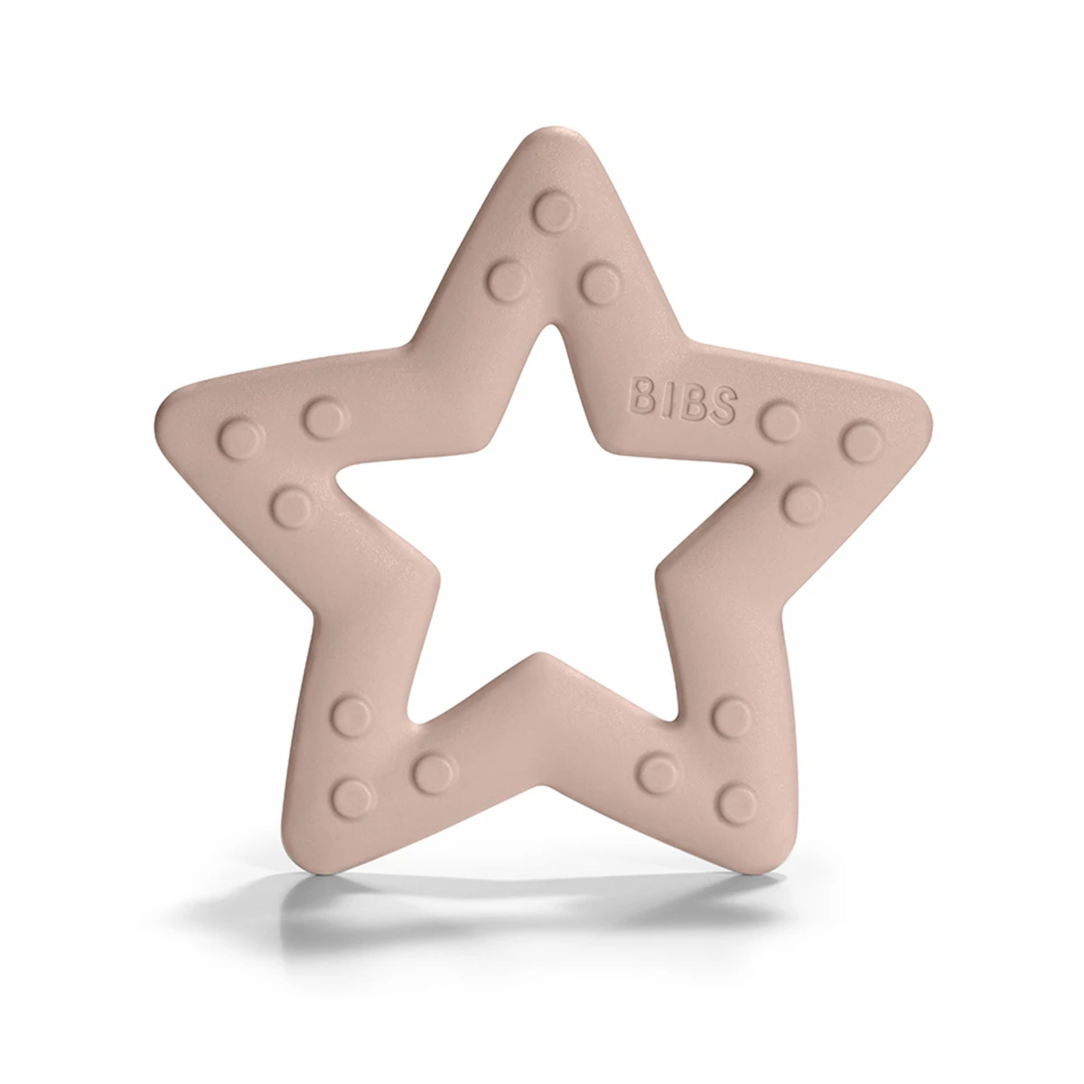 BIBS Mordedor Baby Bitie Estrela Blush