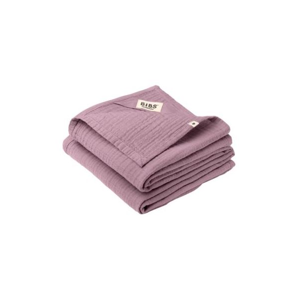Bibs 2 Fraldas Musselina Heather