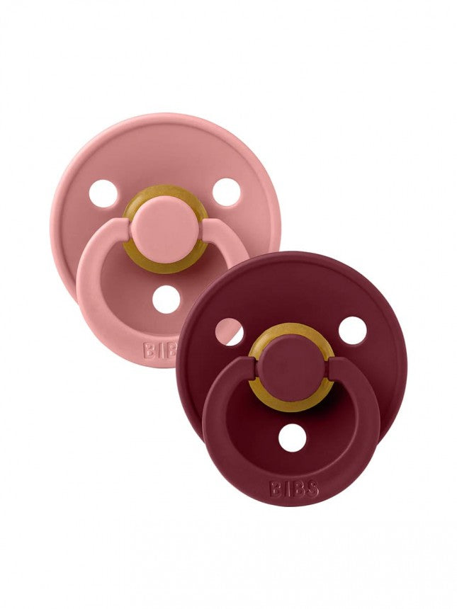 BIBS Chupetas 0-6 Meses Dusty Pink/Eldelberry x2