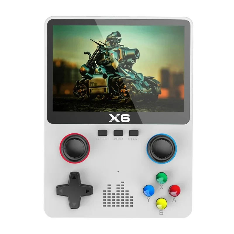 Consola de jogos Portátil modelo X6 em Branco