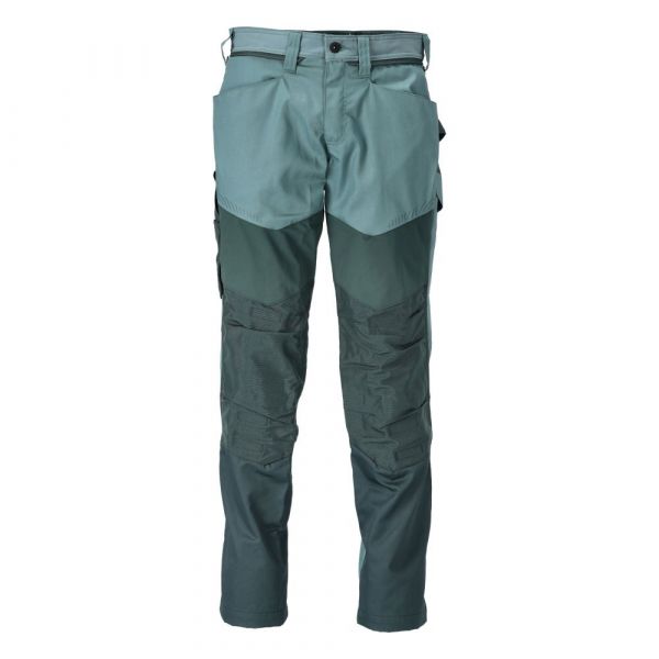 Mascot Customized 22479 Big Trousers With Knee Pad Pockets Verde 64 / 32
