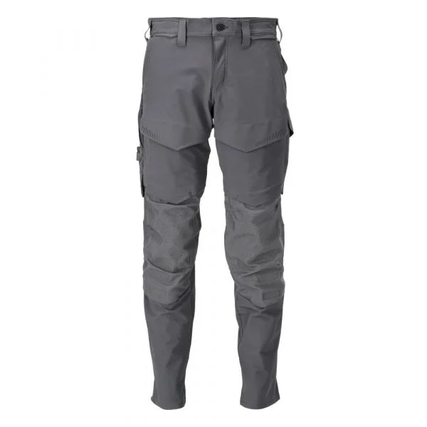 Mascot Customized 22378 Big Trousers With Knee Pad Pockets Cinzento 50 / 32