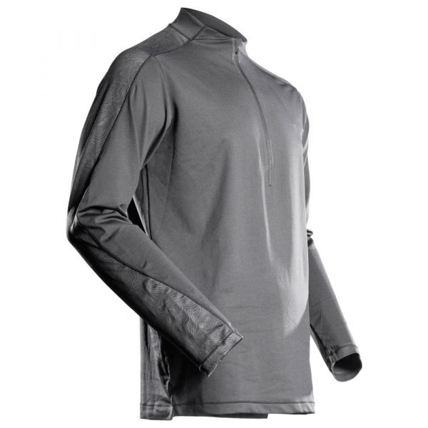 Mascot Customized 22681 Long Sleeve Shirt With Half Zipper Preto 5XL