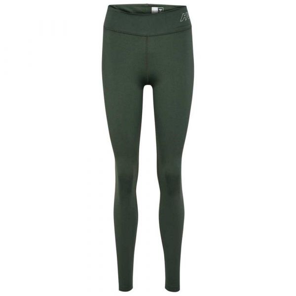 Hummel Te Fundamental Leggings Mid Waist Verde XL Mulher