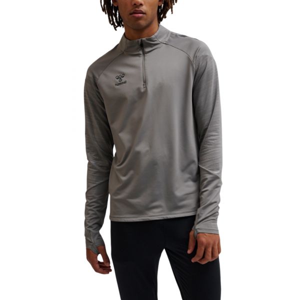 Hummel Sweatshirt Hmlpro Training Half Zip 223808-2350 L Cinzento