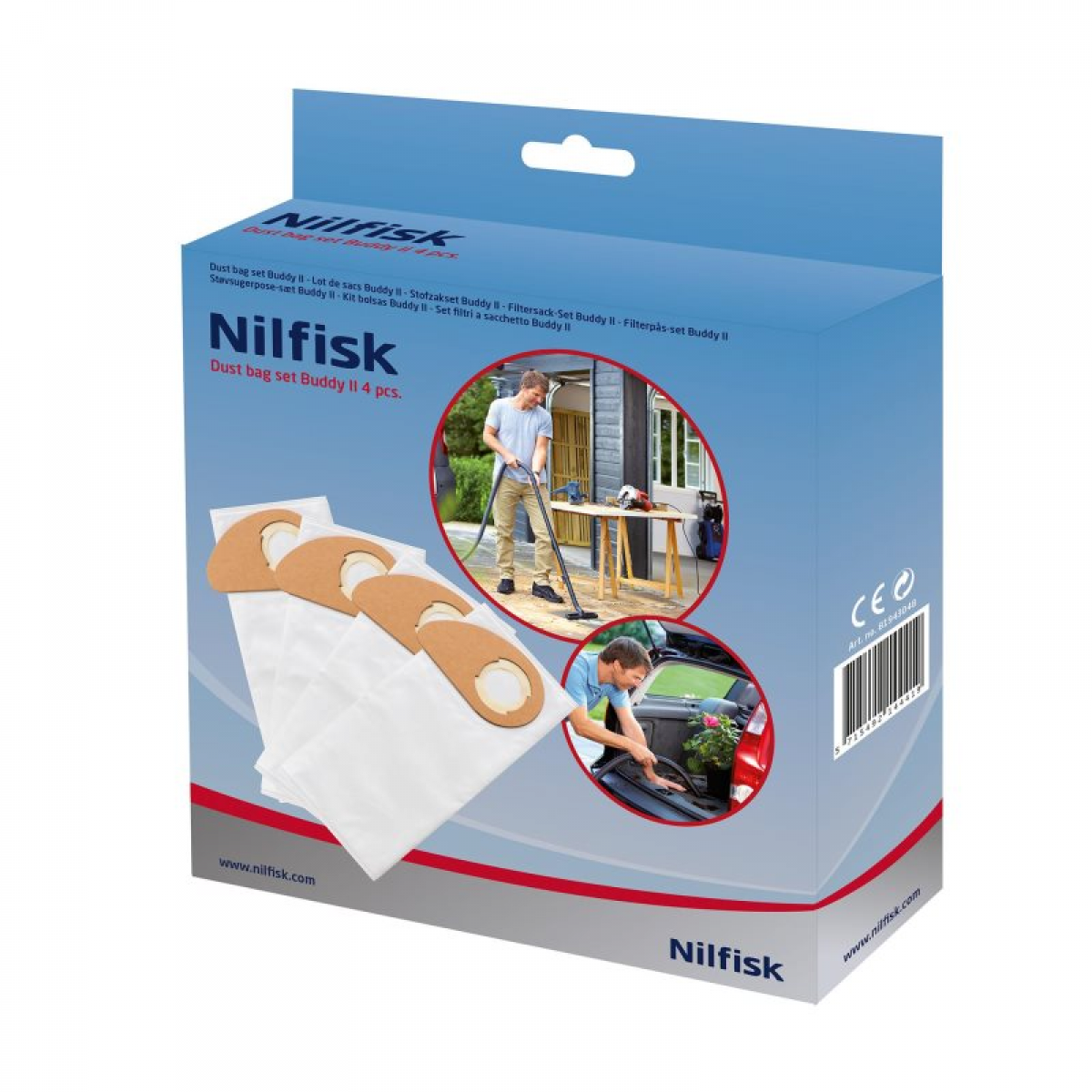 EMBALAGEM SACOS P/ ASP BUDDY NILFISK - 81943048