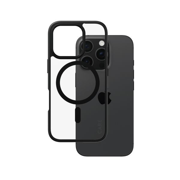PanzerGlass Capa Urban Combat para iPhone 16 Pro Clear/Black