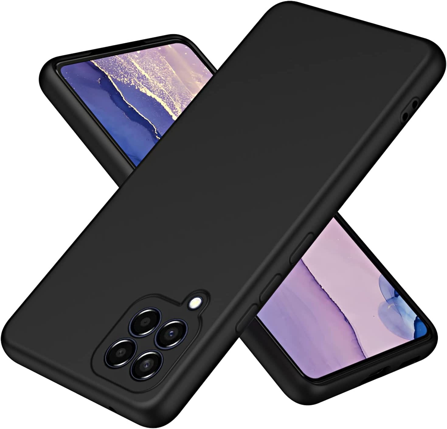 Capa Silicone Líquido Samsung Galaxy M33 5G Preto