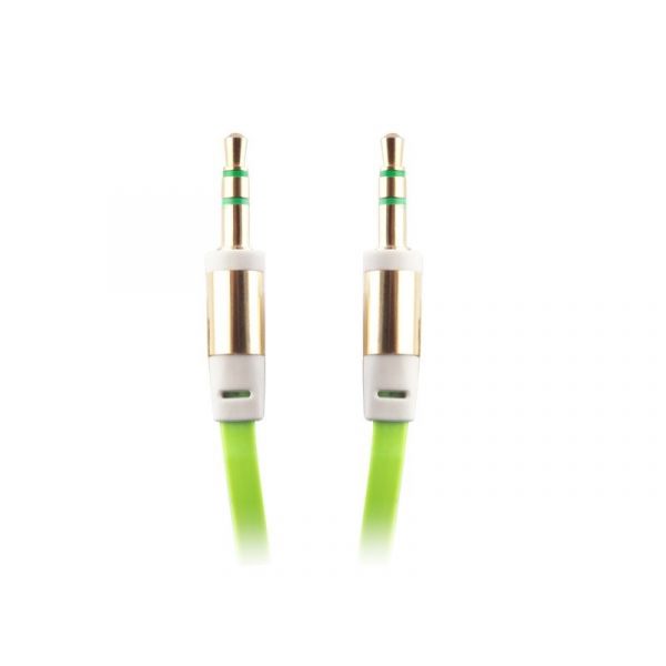 Cabo Som Universal Jack 3.5mm 1M Verde - MI5989000