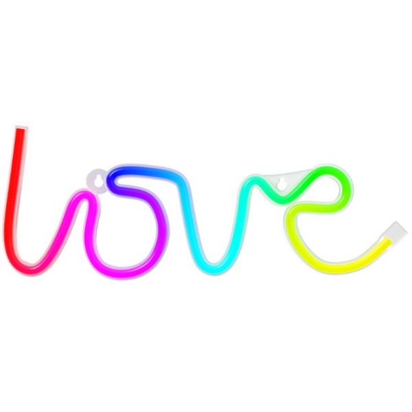 Neon LED C/ Comando Rgb Love USB - MI853693