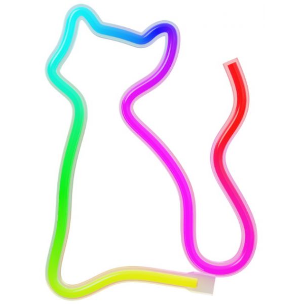 Neon LED C/ Comando Rgb Cat USB - MI970893