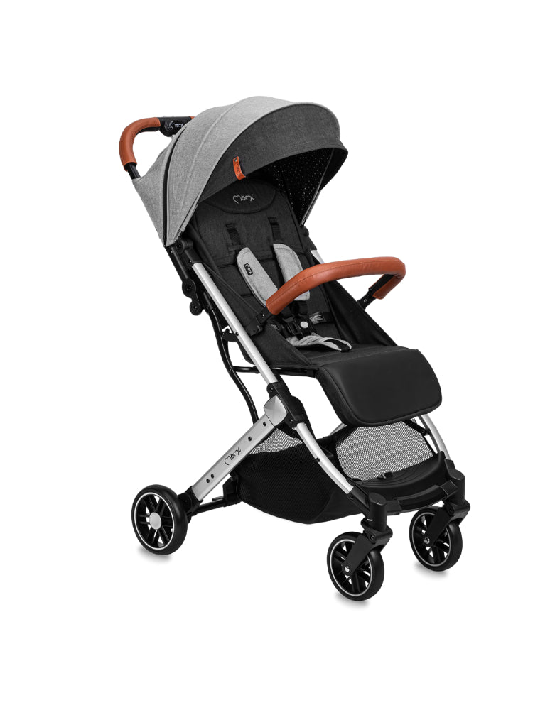 Carrinho de bebé Momi Estelle Light Grey-Silver