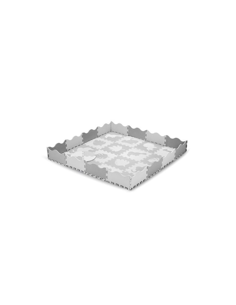 Tapete Puzzle Sensorial Momi Zawi Grey