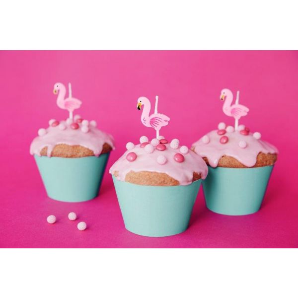 Partydeco Pack Velas Flamingo - 530000050