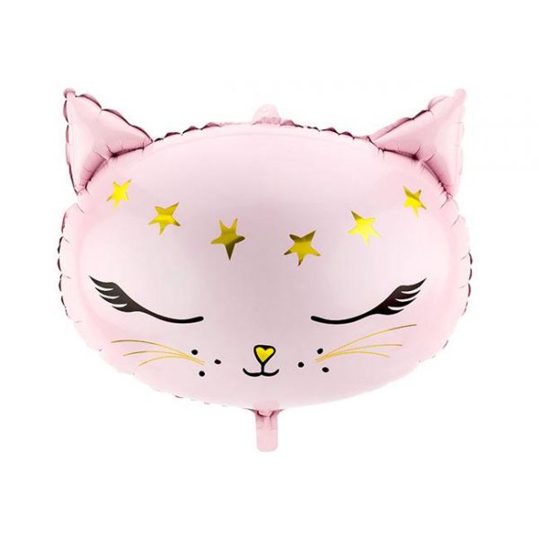 Partydeco Balão Foil Gatinha Rosa - 530113916