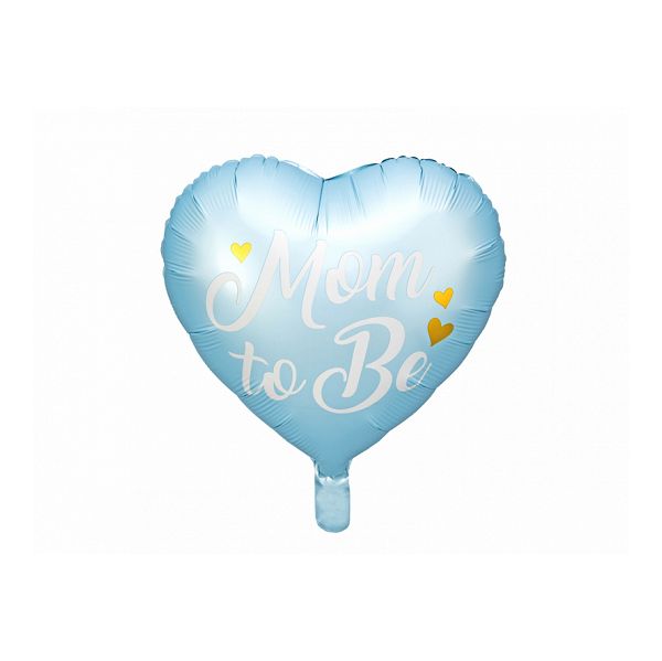 Partydeco Balão Azul "Mom to be - 3383306