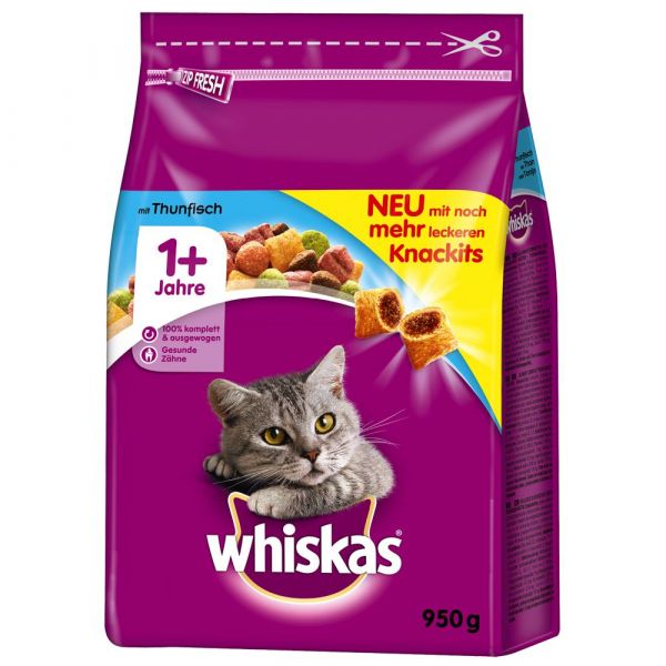 Whiskas 1 + Atum e Verduras 14Kg