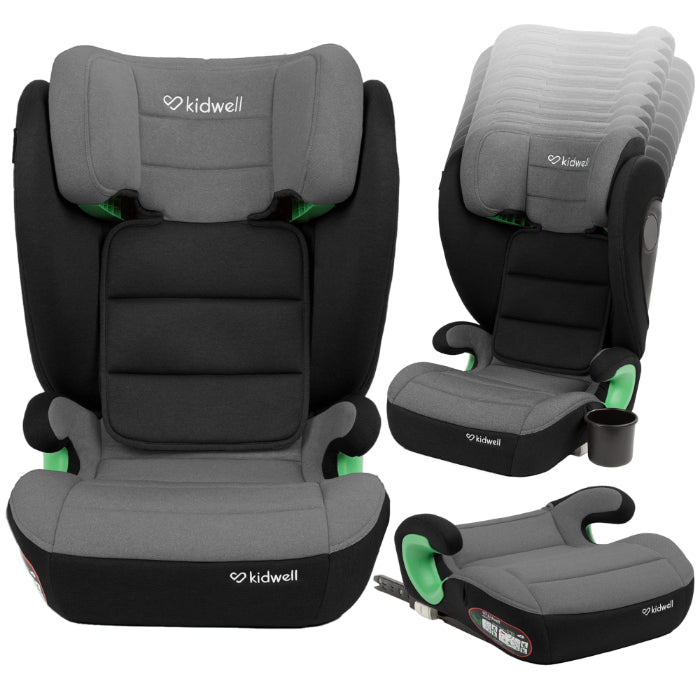 Cadeira Auto I-Size 100-150cm Kidwell Weston Grey/Black