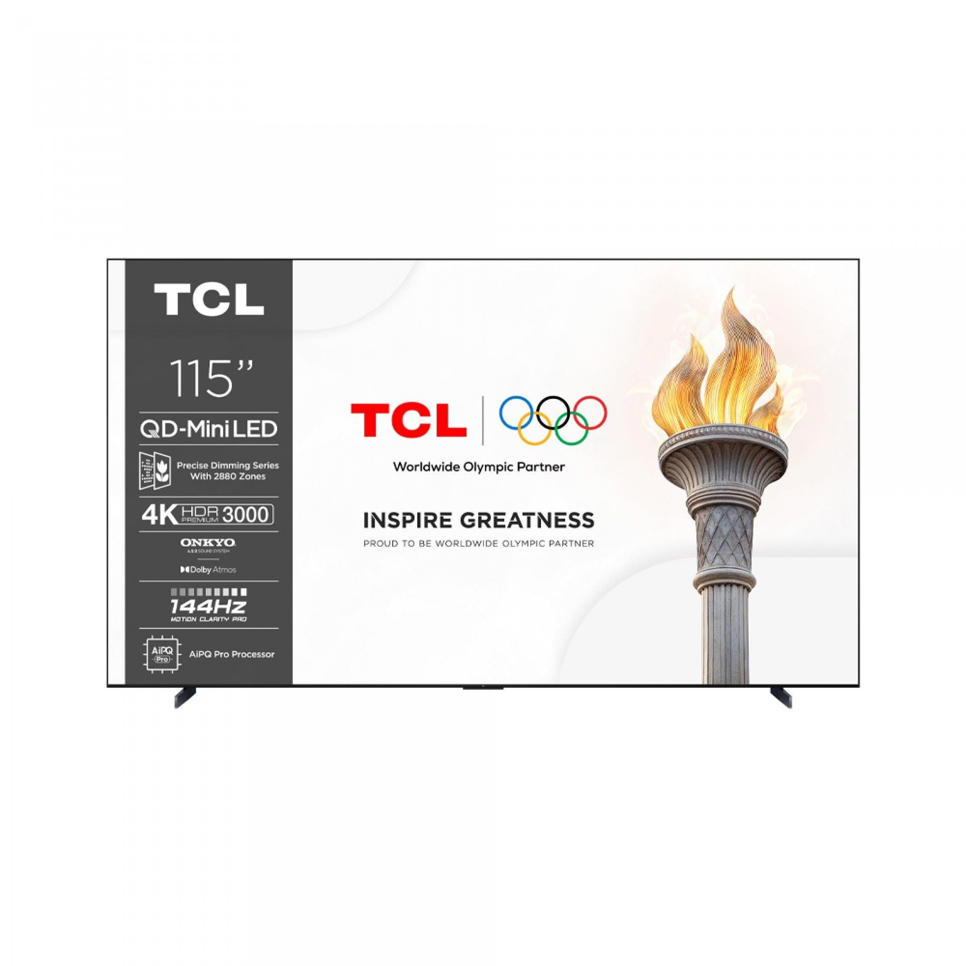 TV TCL 115" 115C7K QD-Mini LED