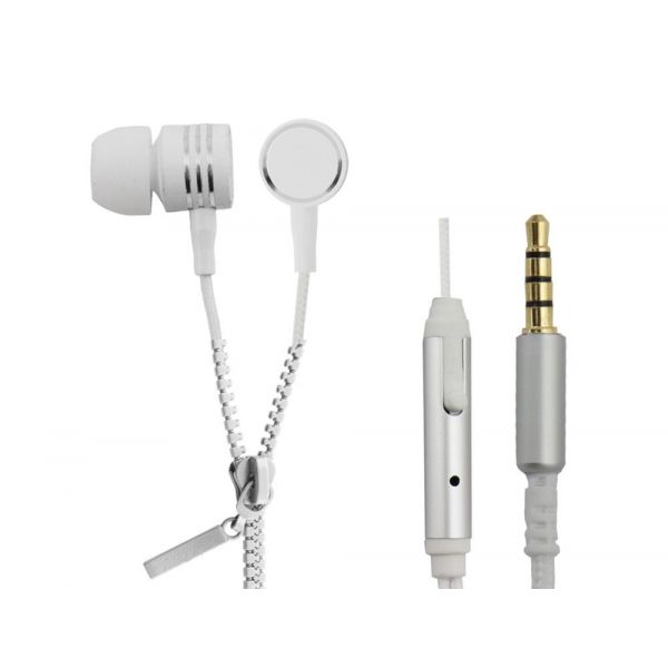 Esperanza Auriculares Com Fio + Micro Zipper White - UHESPODPEH0161W