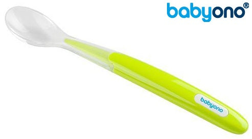 Colher de silicone Baby Ono Verde