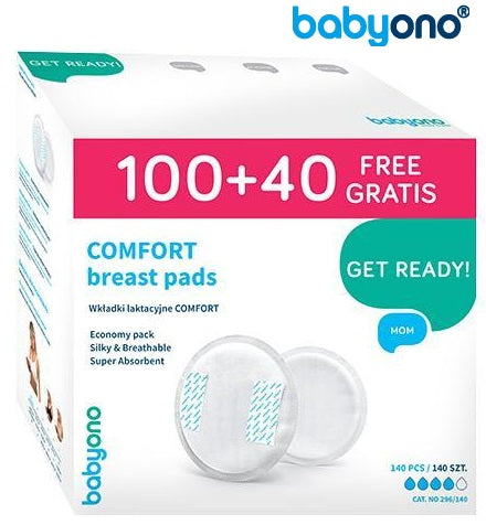 Baby Ono - COMFOR breast pads 100 pcs + 40 pcs