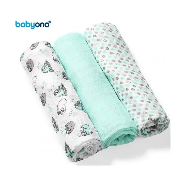 Baby Ono Fraldas de Fibra de Bambu Orgânico Natural Verde - BO291