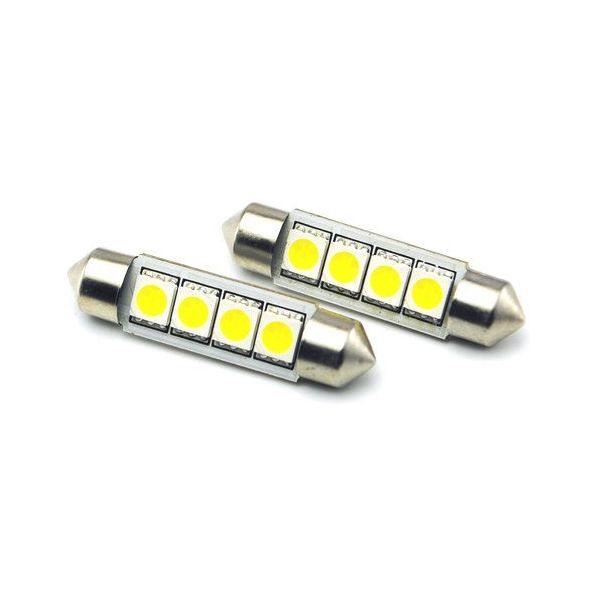 M-tech Blister 2x Lampadas led C5w (canbus) 41mm Branco 6000k (4 X Smd5050) LB311W