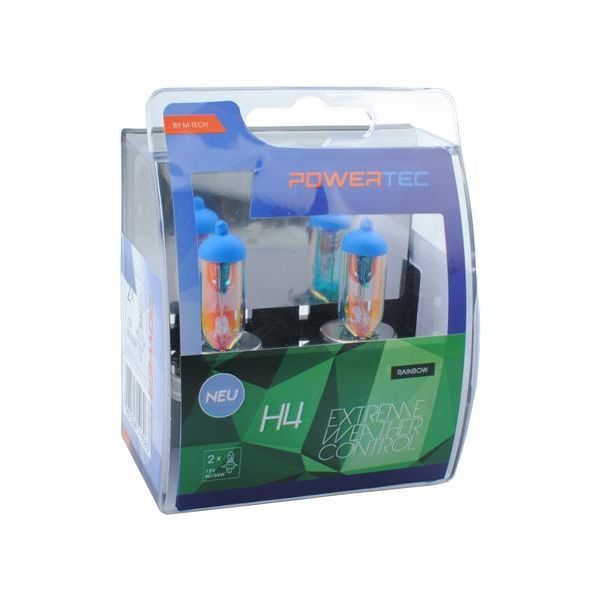 M-tech Pack 2x Lampadas Halogeneo (extreme Weather Control) P/ Automóvel H4 55w 12v PTZEWC4-DUO