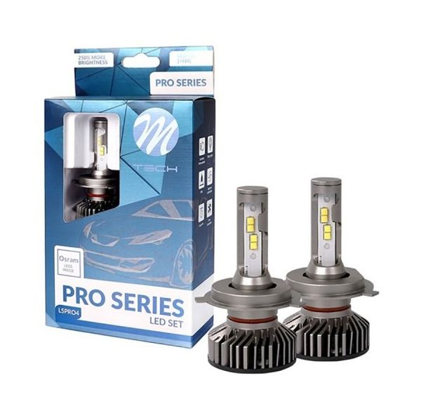 M-tech Kit 2 Lâmpadas H4 12V/40W Pro Series 6000K - 16.LSPRO4