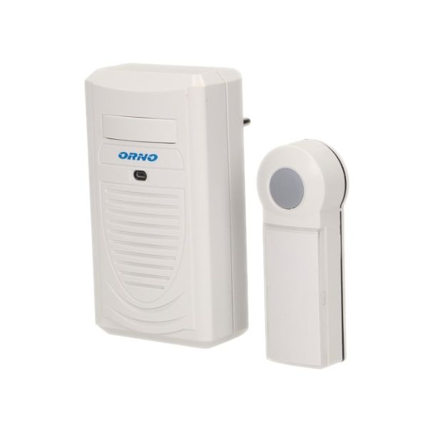 Orno Campainha Sem Fio DISCO DC 230V com Sistema de Aprendizagem - OR-DB-KH-123