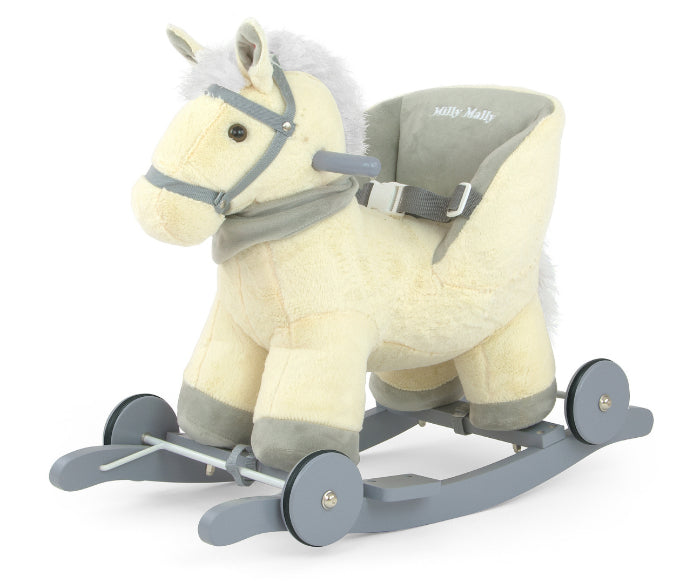 Cavalo de Baloiço Milly Mally Polly Bege
