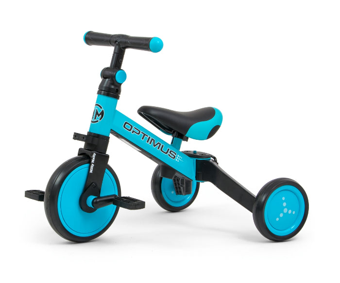 Bicicleta 3 em 1 Milly Mally Optimus Blue