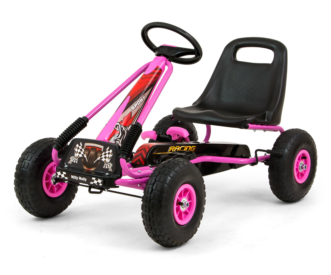 Kart A Pedais Thor Cor-De-Rosa Milly Mally