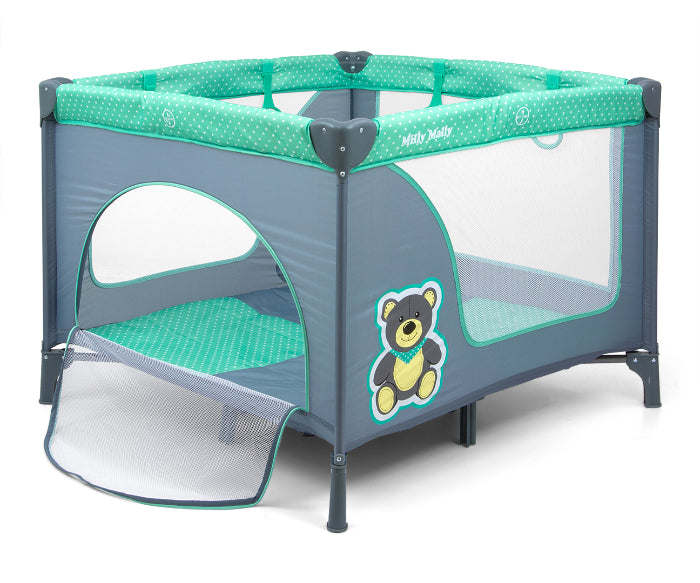 Berço Milly Mally Fun Bear Mint