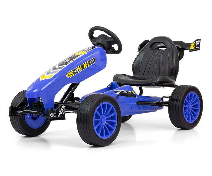 Kart a pedais Milly Mally Rocket Blue Marinho