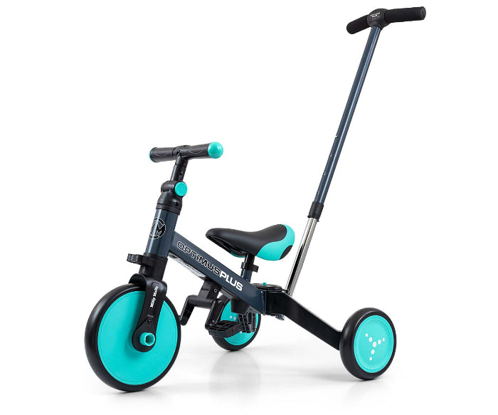 Bicicleta 4 em 1 Milly Mally Optimus PLUS Mint