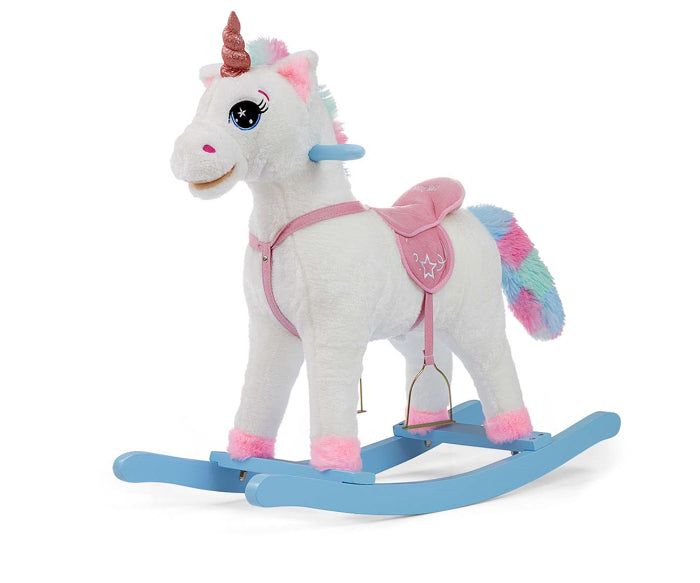 Cavalo de Baloiço Milly Mally Łatek Unicorn