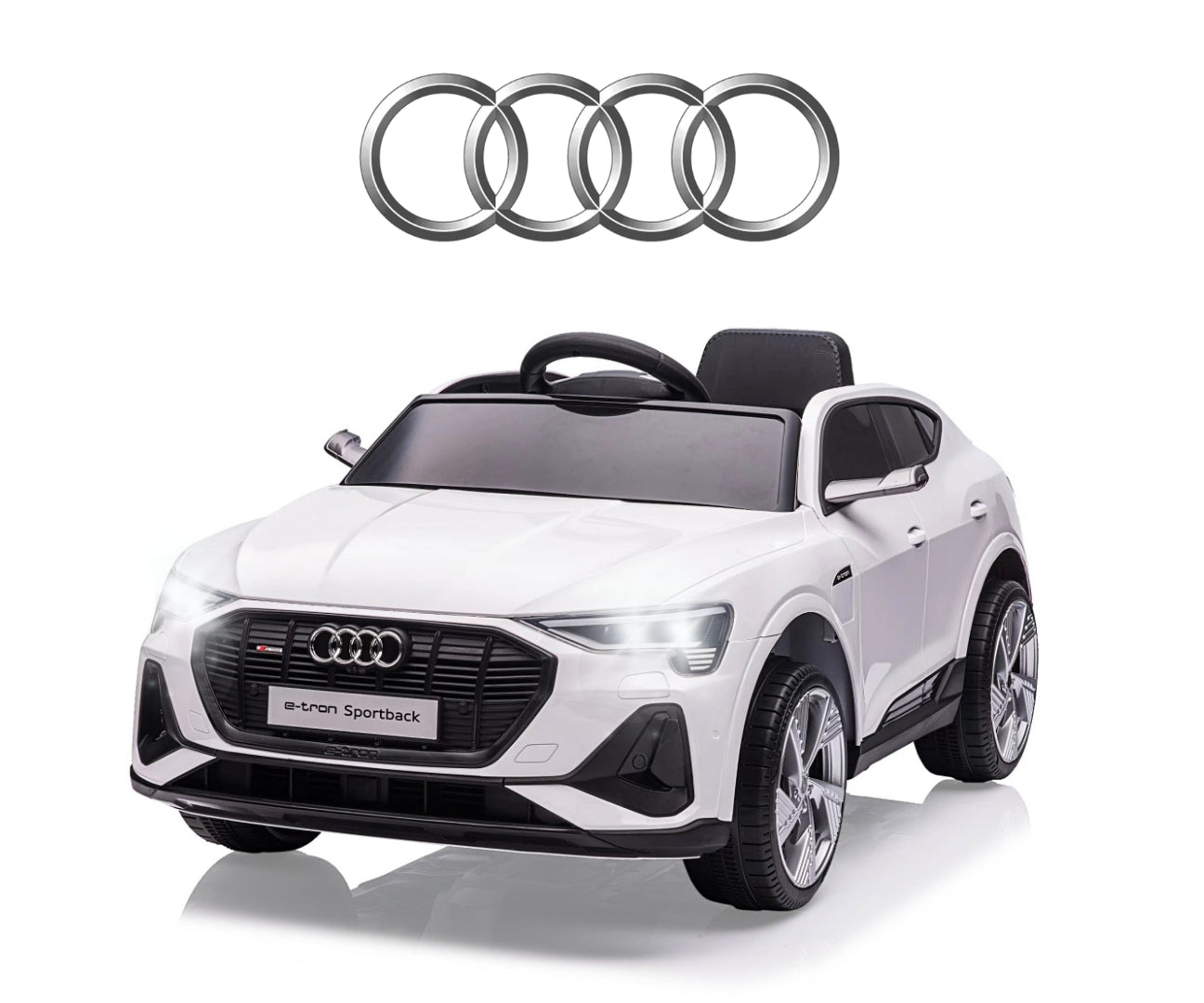 Veículo A Bateria Audi E-Tron Sportback Branco Milly Mally
