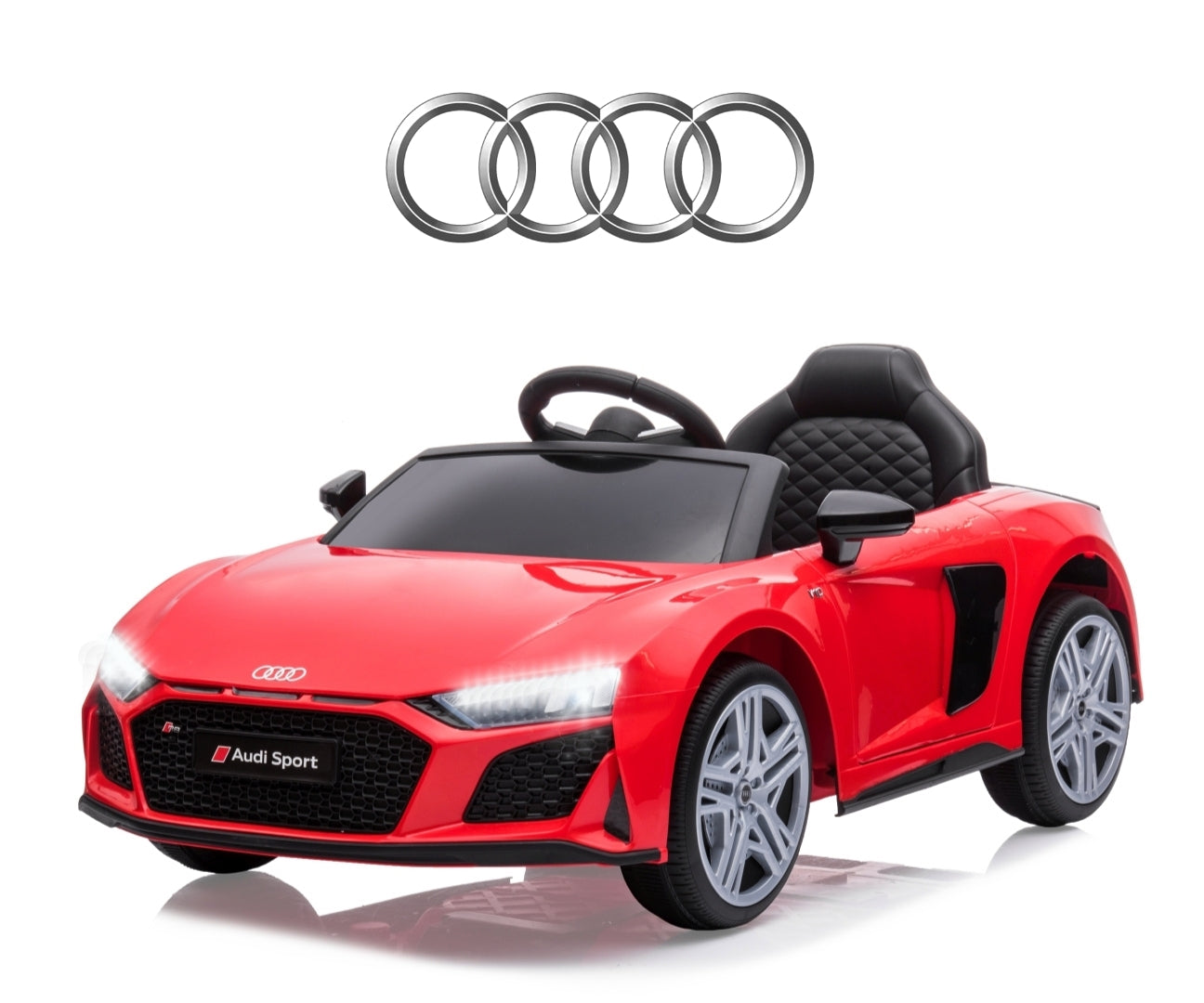 Veículo A Bateria Audi R8 Spyder Vermelho Milly Mally
