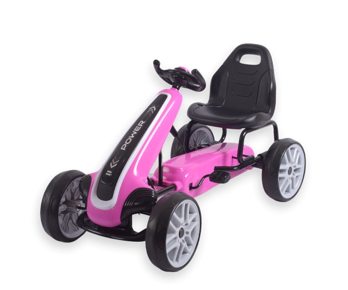 Kart a pedais Milly Mally Power Pink