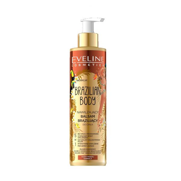 Autobronzeador Eveline Brazilian Body Corporal Progressivo em Bálsamo 200ml