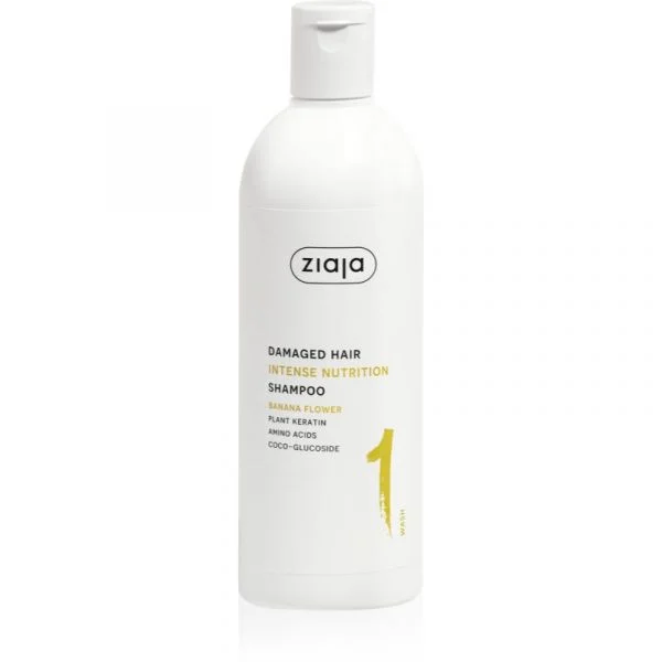 Ziaja Banana Flower Shampoo Cabelo Danificado 400ml