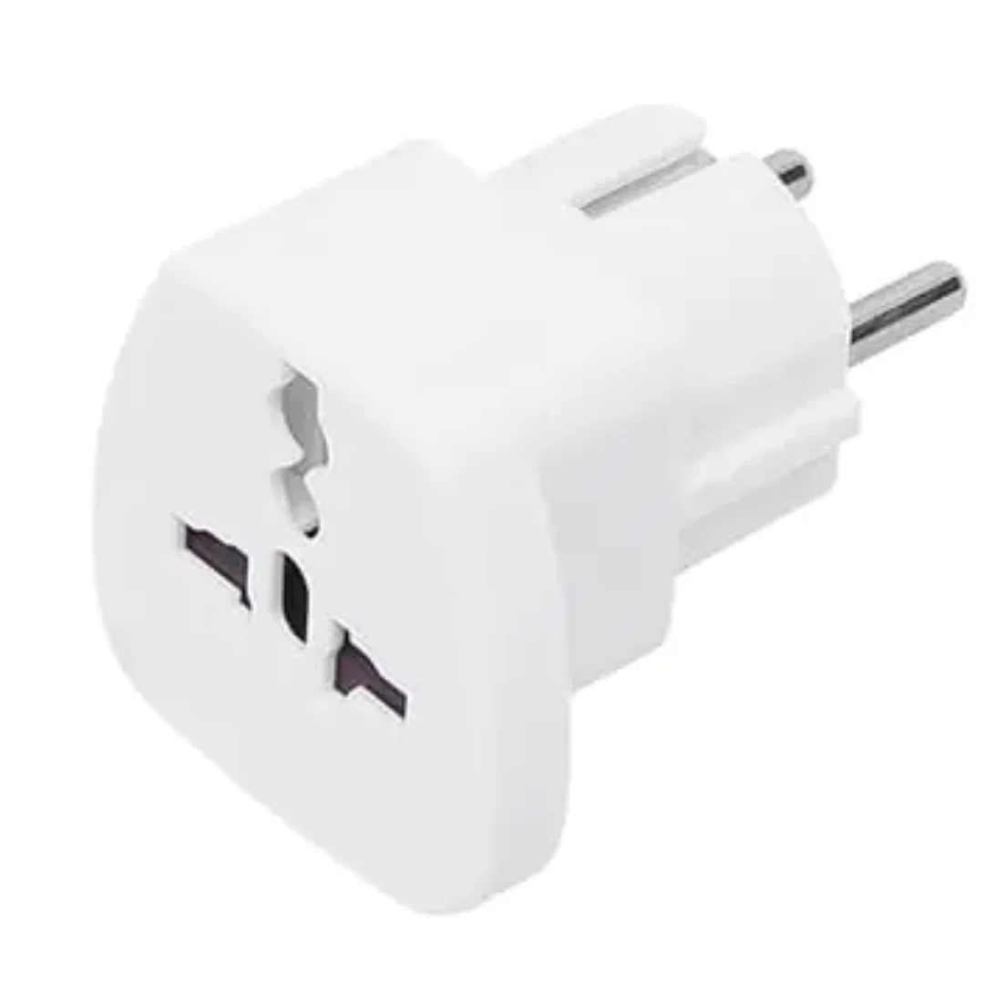 Adaptador de viagem Europeia Schuko - Universal (macho)