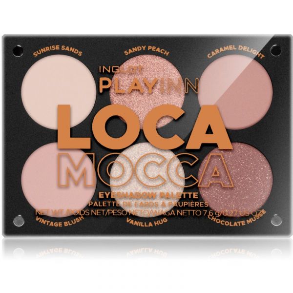 Inglot Playinn Eyeshadow Palette Paleta de Sombra para os Olhos Tom Loca Mocca 7.6 g